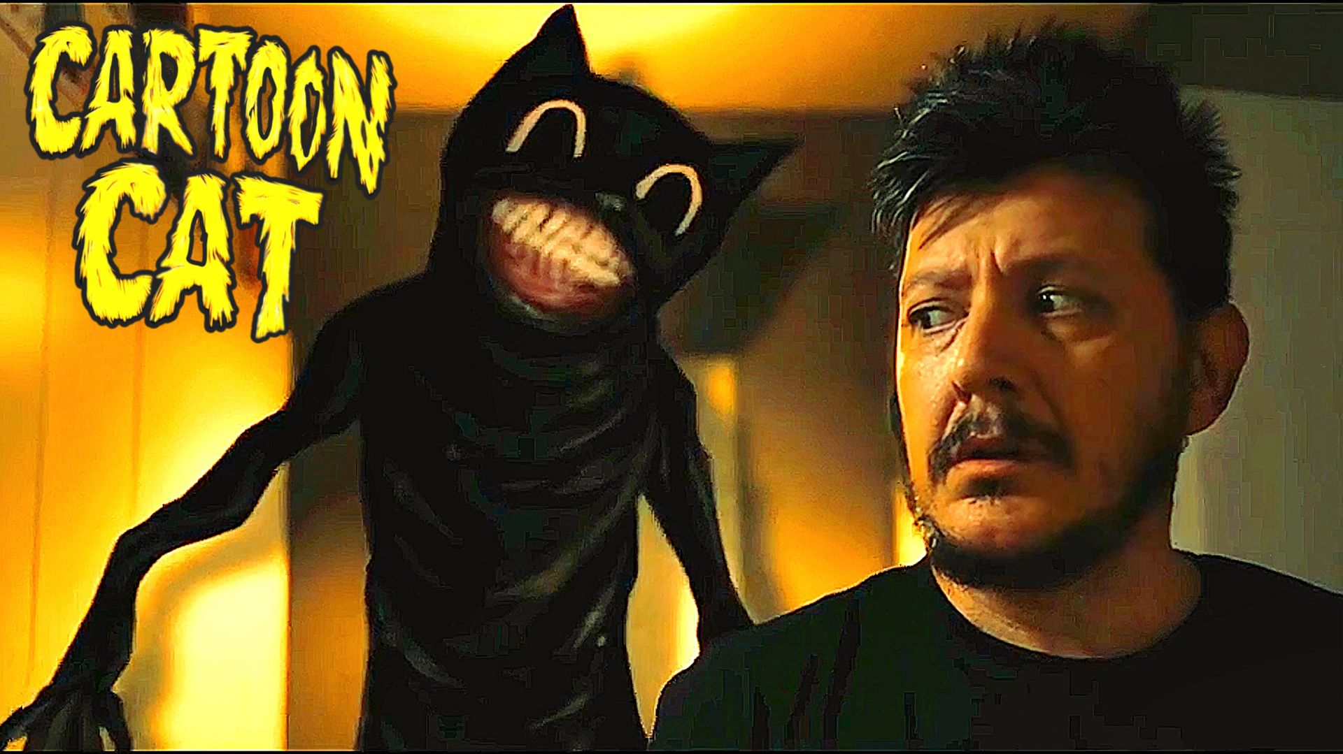 🧤 КАРТУН КЭТ 🧤 НОЧНОЙ КОШМАР ХОРРОР ФИЛЬМ УЖАСОВ. CARTOON CAT НАПАЛ НА МЕНЯ.