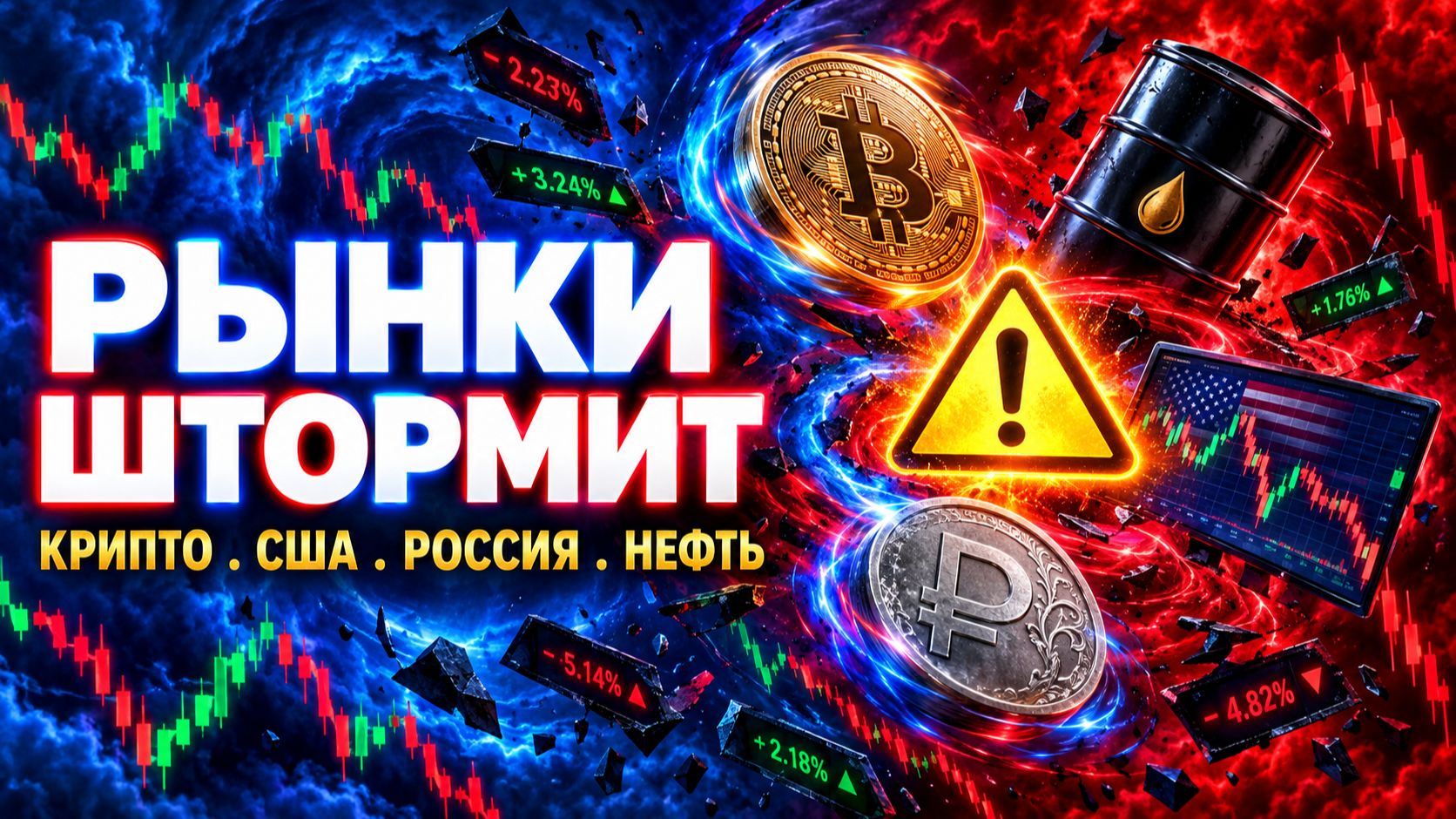 🔥 Шторм мировых рынков - сентябрь 2026 #moex #gold #нефть #инвестиции #sp500 #ndx #oil