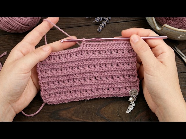 Суперпростая схема вязания крючком для начинающих! 👌 SUPER EASY Crochet Pattern For Beginners!
