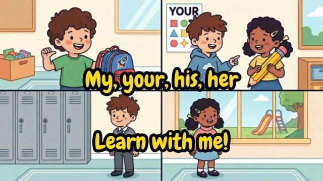 Possessive Adjectives Song