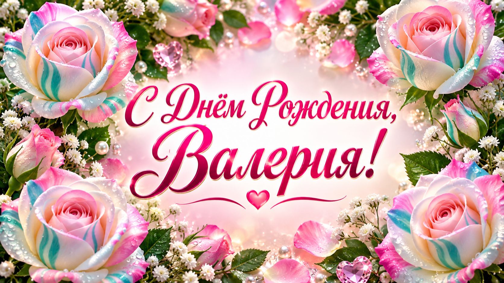 С Днём Рождения, Валерия! 🌹 Красивая весёлая песня-поздравление для Валерии
