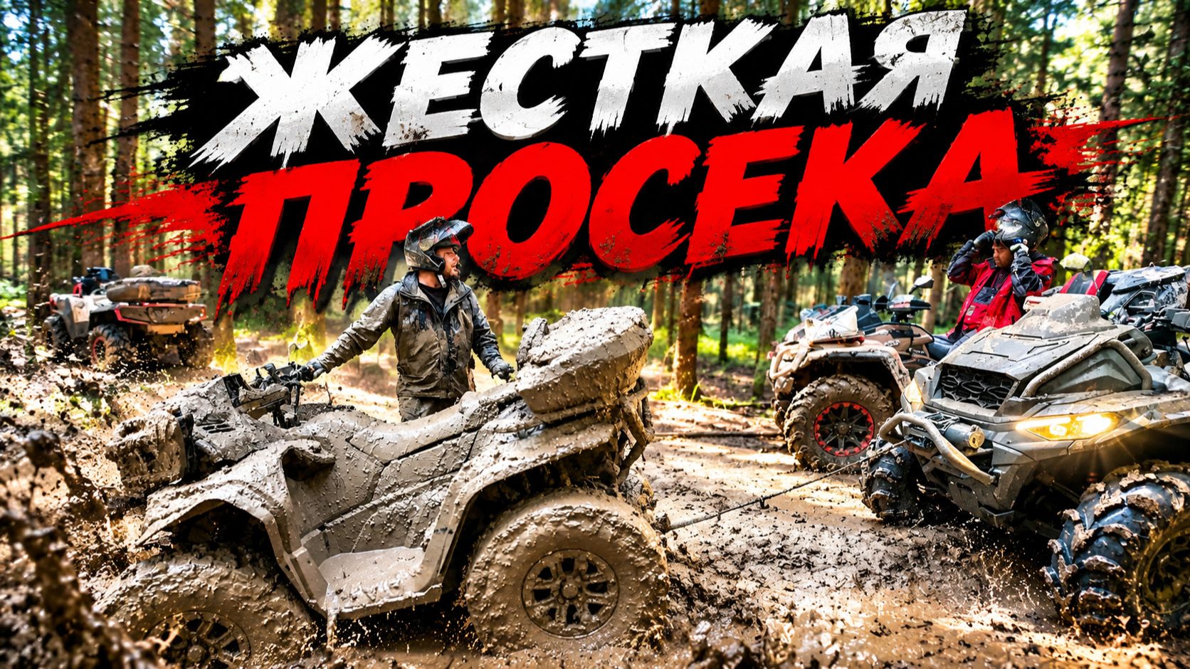 ВОЮЕМ С ЖЕСТКОЙ ПРОСЕКОЙ на Квадроциклах. CFMOTO снова в деле.
