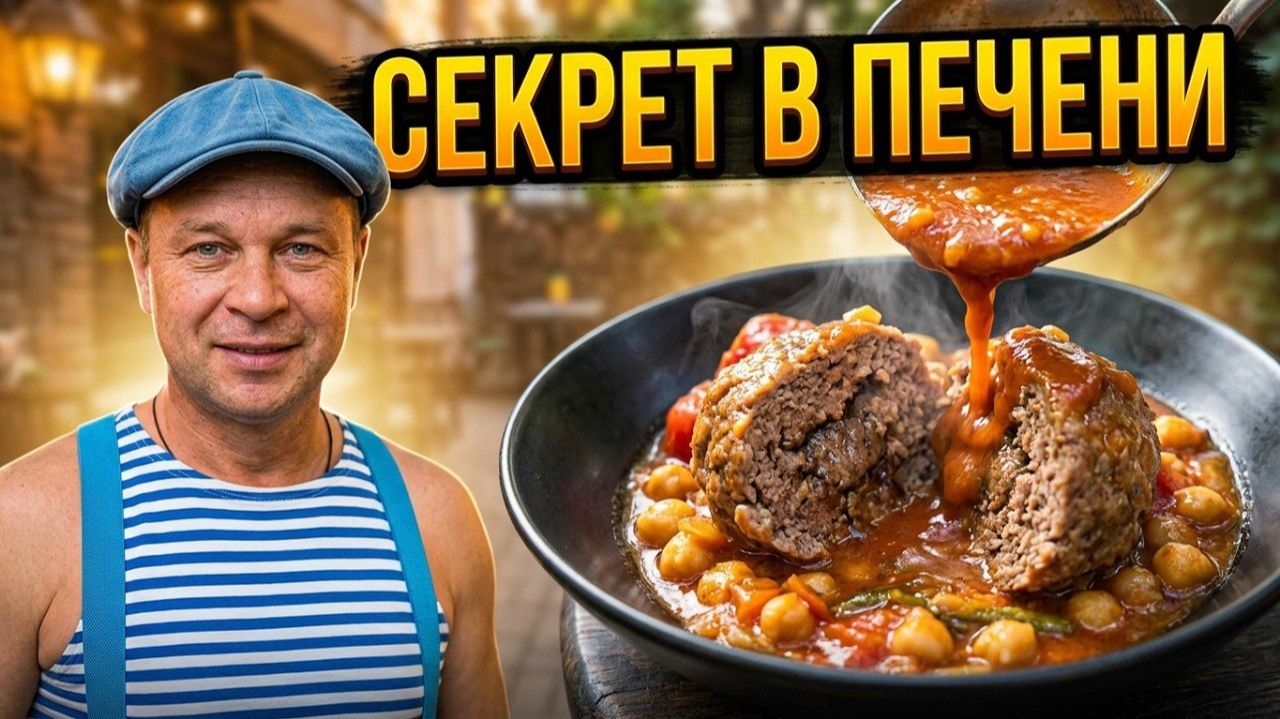 Я такого давно не ел. Сочные тефтели в казане. Просто добавь печень