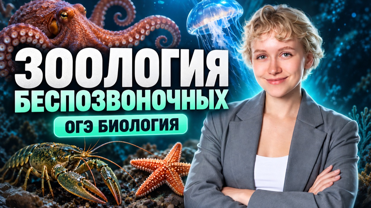 ЗООЛОГИЯ БЕСПОЗВОНОЧНЫХ | ЗАДАНИЯ 2-5, 7-11, 22-25 | Елена Зеленская | Умскул