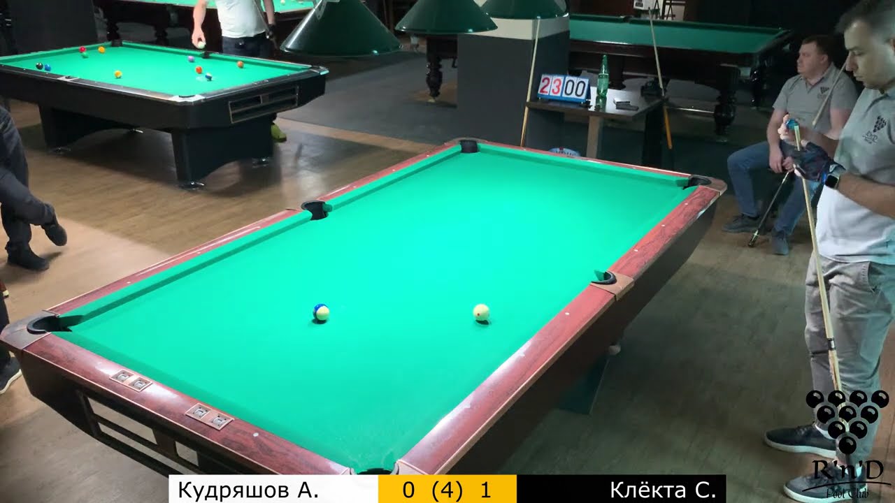Кудряшов А. – Клёкта С. «10». 19.01.2025. Roll'n'Draw Pool Club
