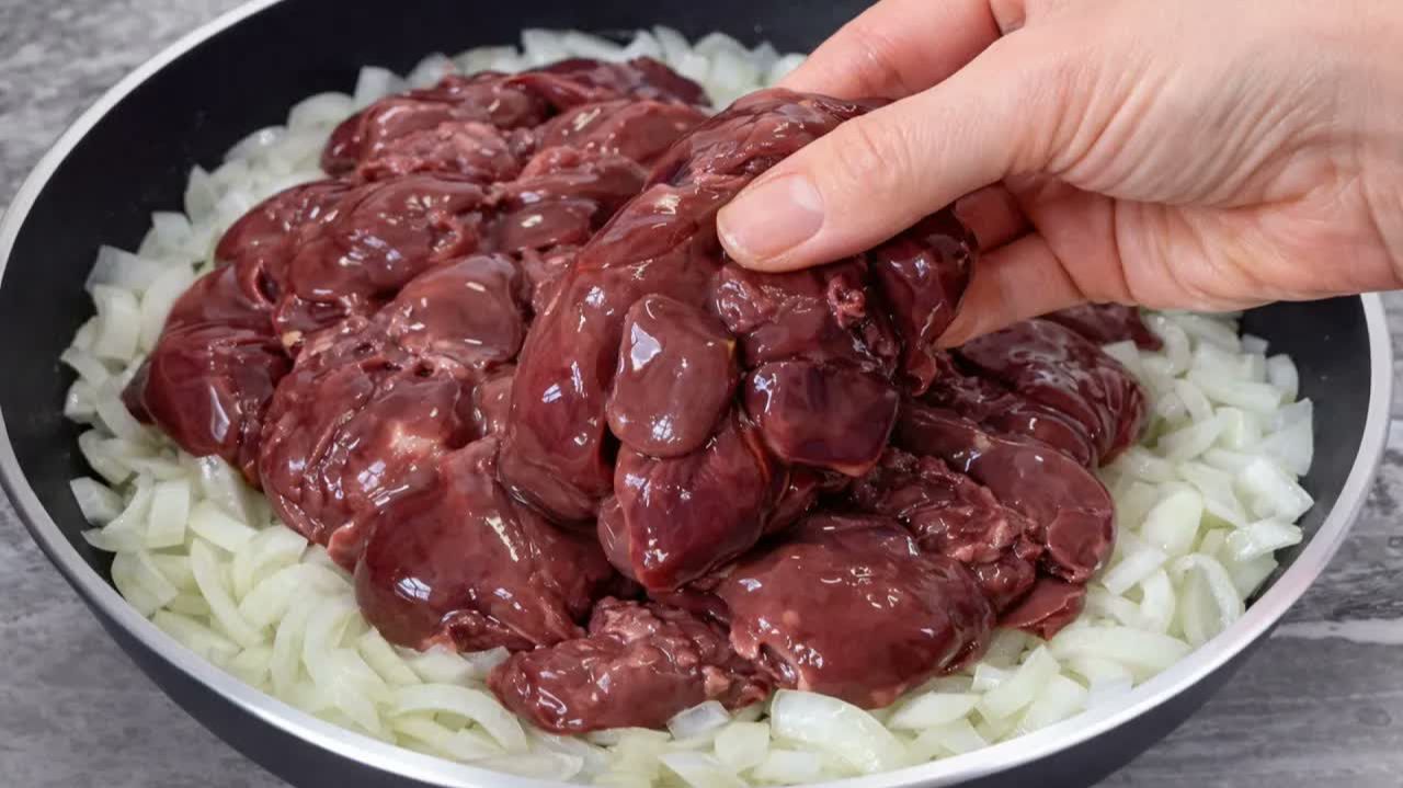 Куриная печень 😋 Готовлю почти каждый день! Простой ужин за 60 минут