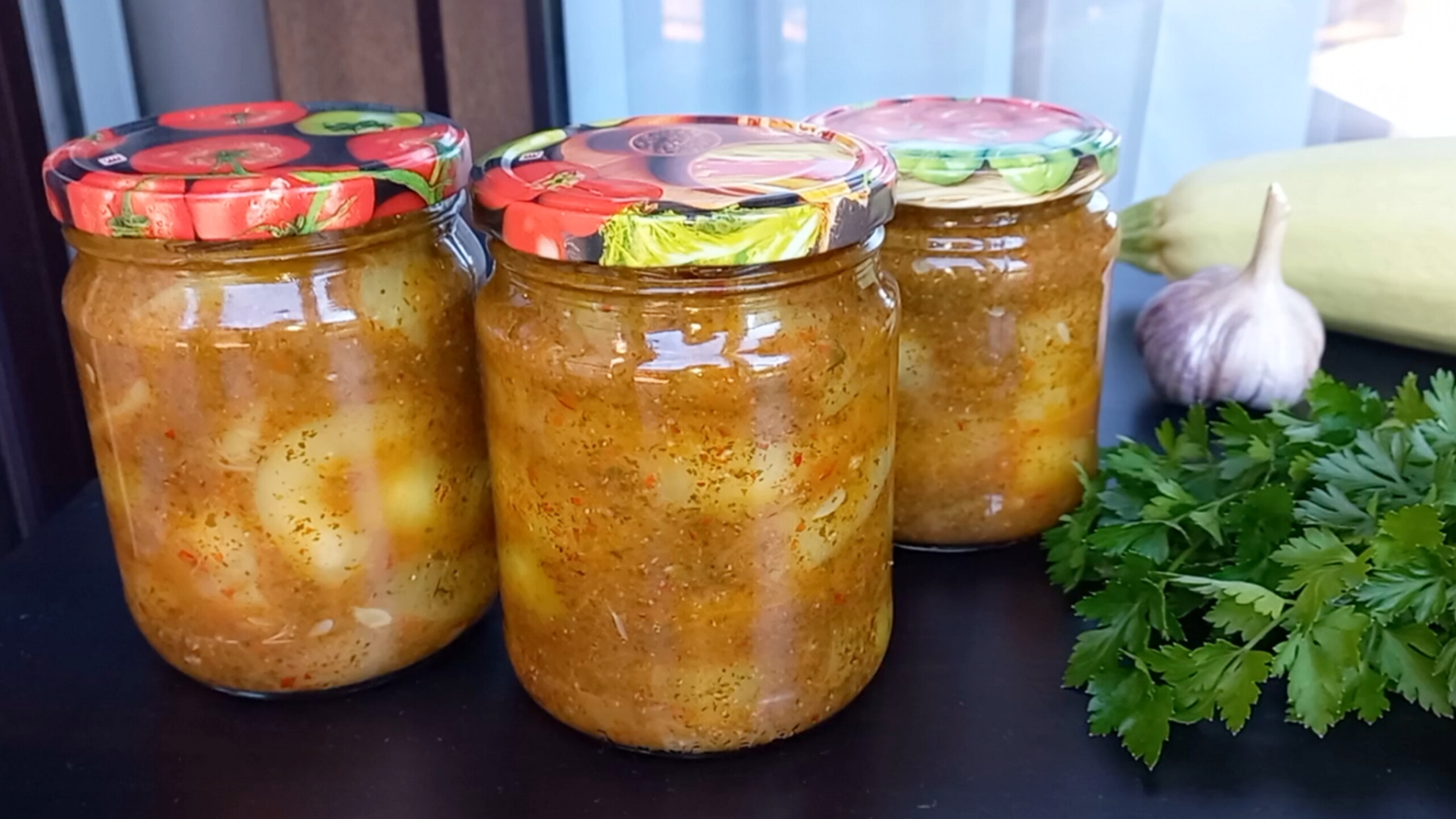 КАБАЧКИ на зиму Вкусная заготовка из Кабачков на зиму Рецепт