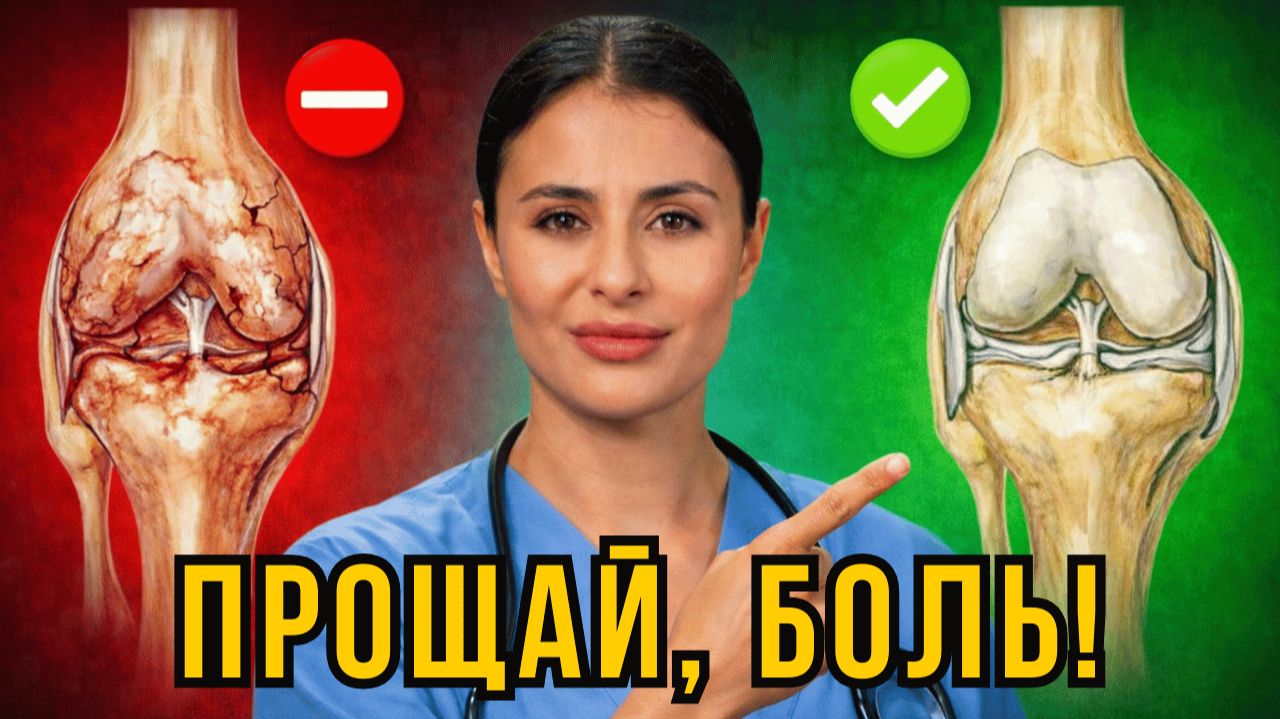 🦵 ТОП-5  упражнений ПРИ АРТРОЗЕ и боли в коленях. Восстановление коленей (Без нагрузки) ✅