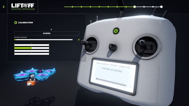 LiftOff Micro Drones. Калибровка стиков.
