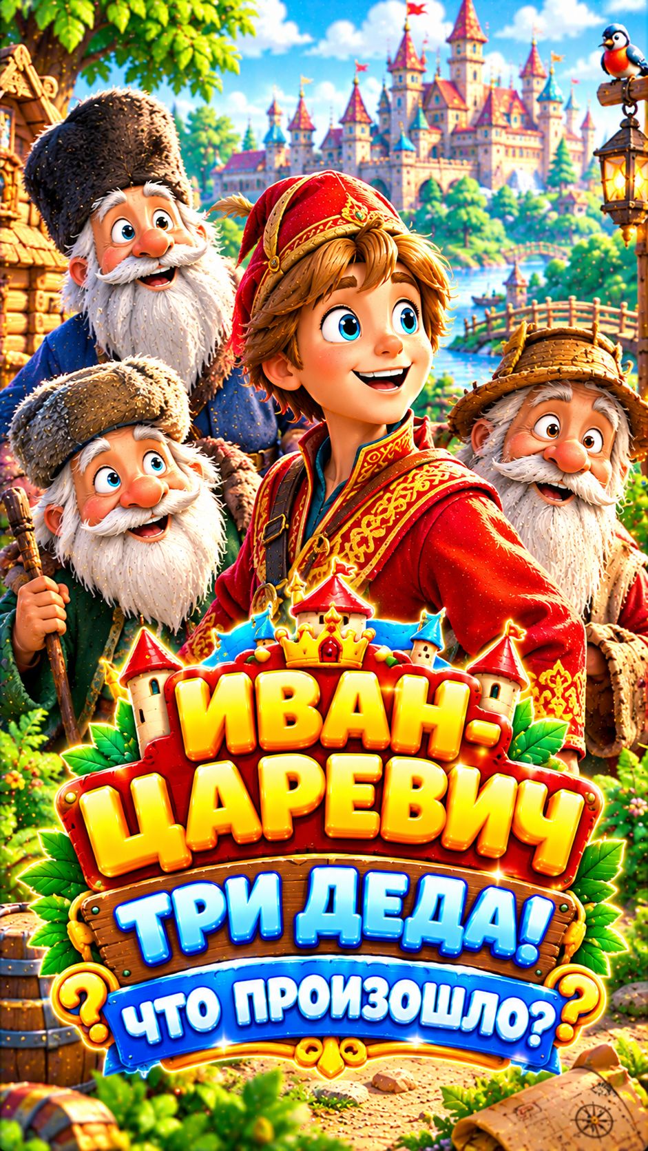 ИВАН-ЦАРЕВИЧ 🏰 ТРИ ДЕДА 👴 НЕОБЫЧНАЯ СКАЗКА