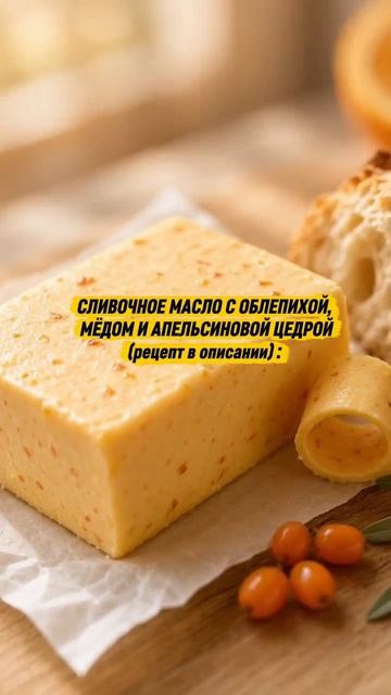 Рецепт масла с облепихой :