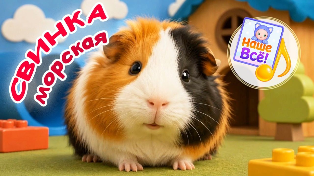 СВИНКА МОРСКАЯ 🐹. Мульт-песенка 🎵 для малышей. Наше всё!
