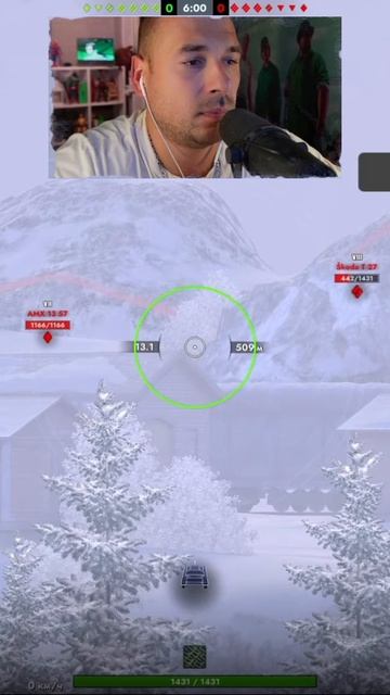 Выстрел фугасом на полкилометра Tanks Blitz