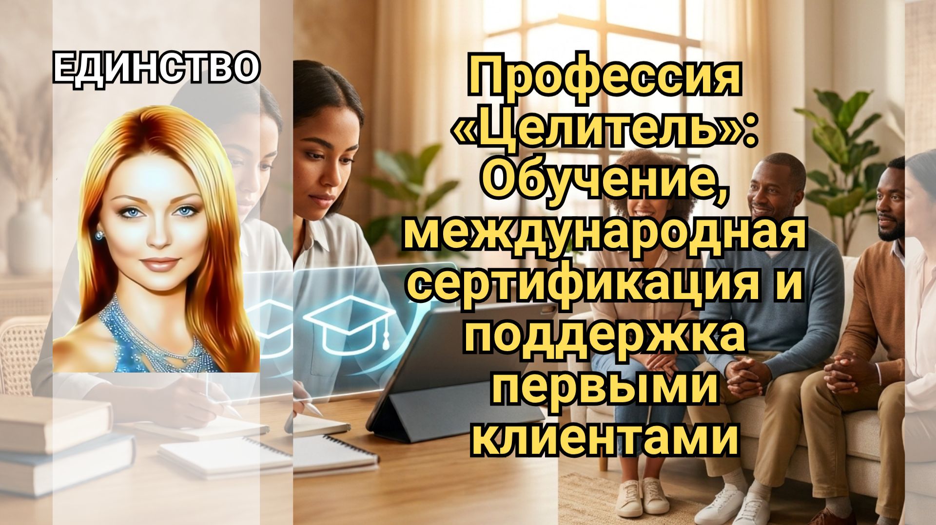 Профессия «Целитель»: Обучение, международная сертификация и поддержка первыми клиентами