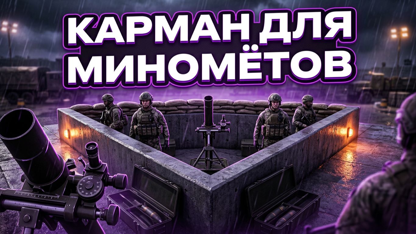 ТАКТИКА И СТРОИТЕЛЬСТВО: МИНОМЁТНЫЙ КАРМАН В WARDOGS