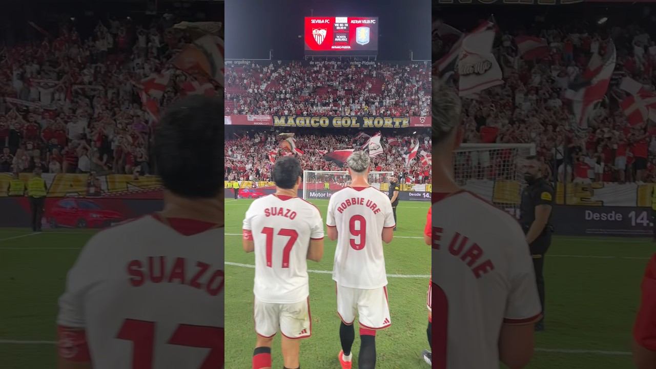 ¡Gracias Por Apoyarnos Siempre, Sevillistas! ❤️ #SevillaBarça #sevillafc #shorts