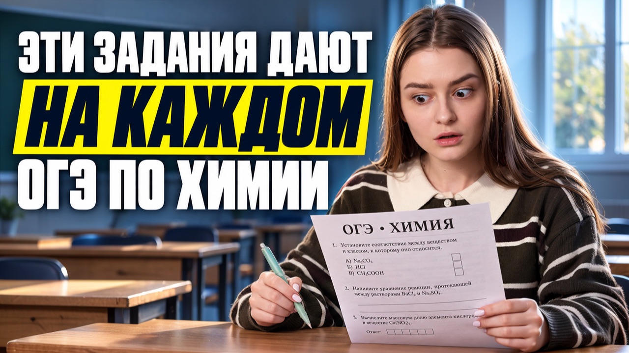 Решаем вариант ОГЭ-2027 по химии: задания, которые дают каждый год | Александра Лебедева | Умскул