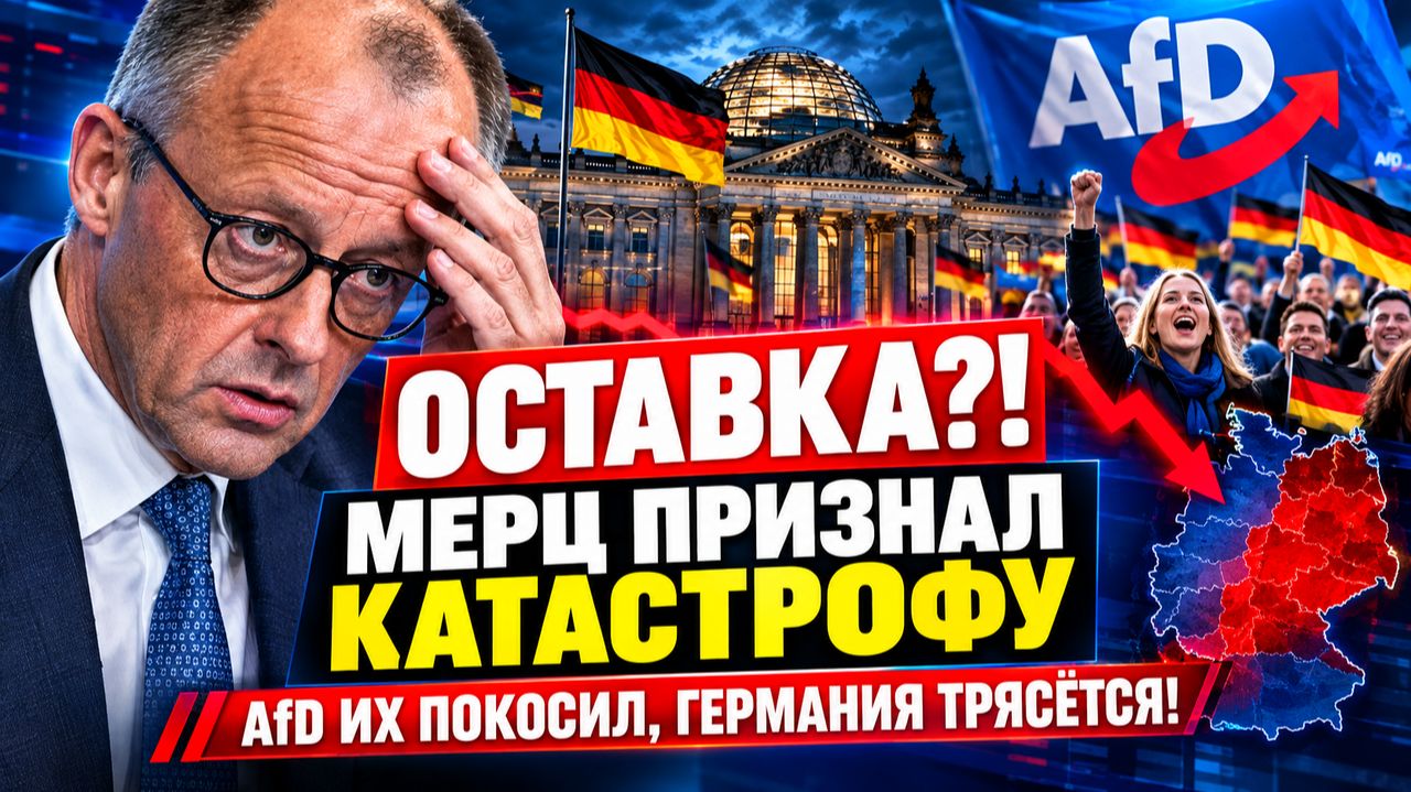 ОТСТАВКА! MERC ПРИЗНАЛ КАТАСТРОФУ — AFD В ШОКЕ, ГЕРМАНИЯ НА ГРАНИ!