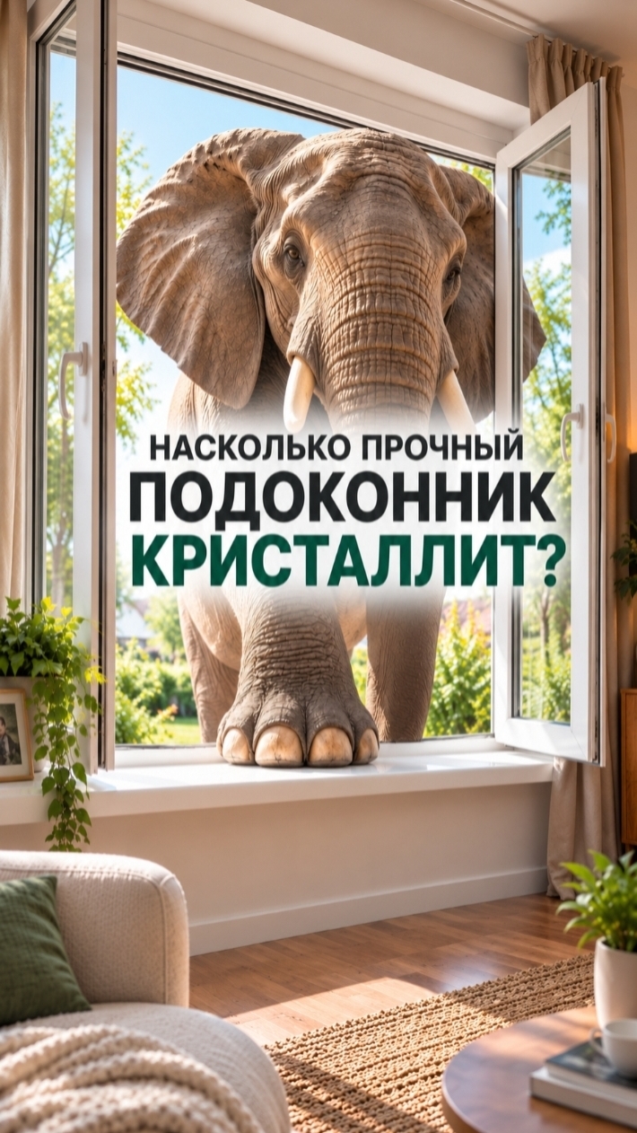 Кристаллит - подоконник с характером!