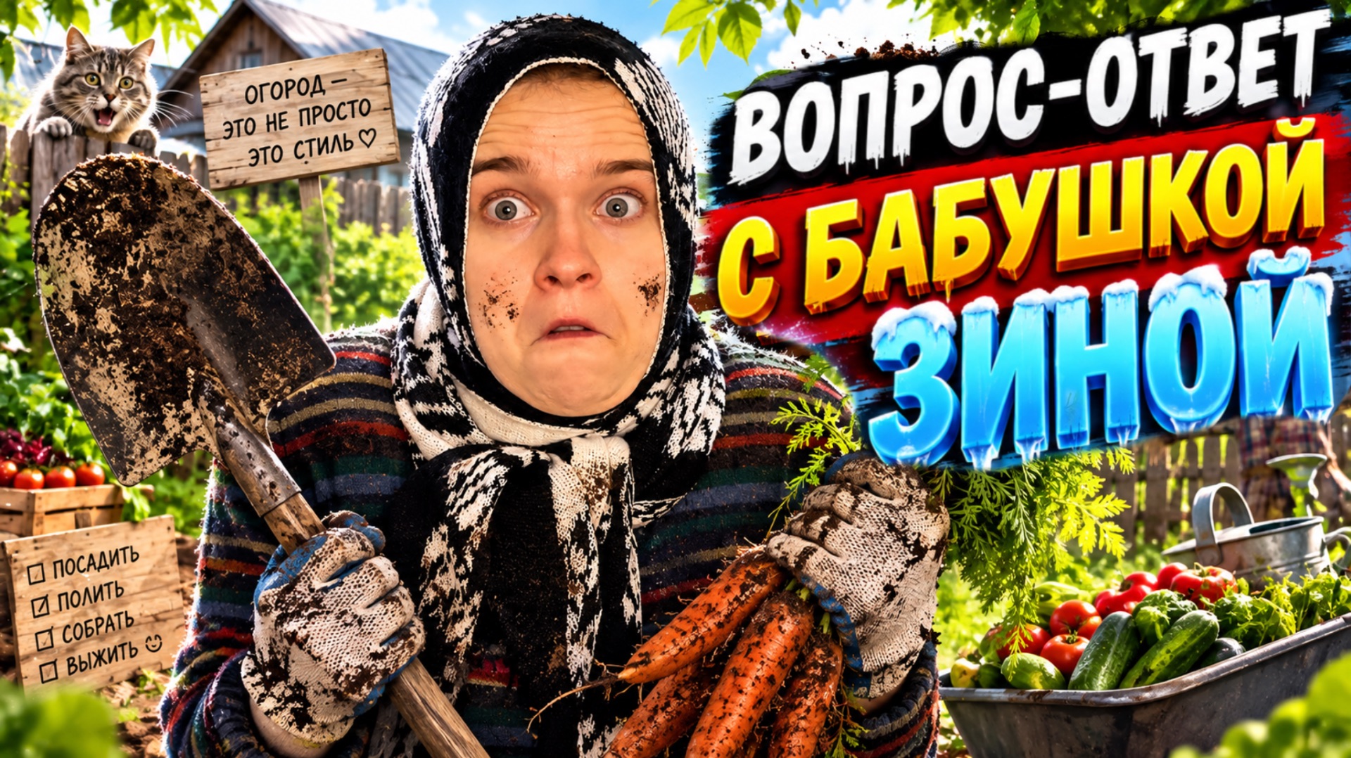 БАБУШКА ЗИНА ОТВЕЧАЕТ НА ВОПРОСЫ ПОДПИСЧИКОВ