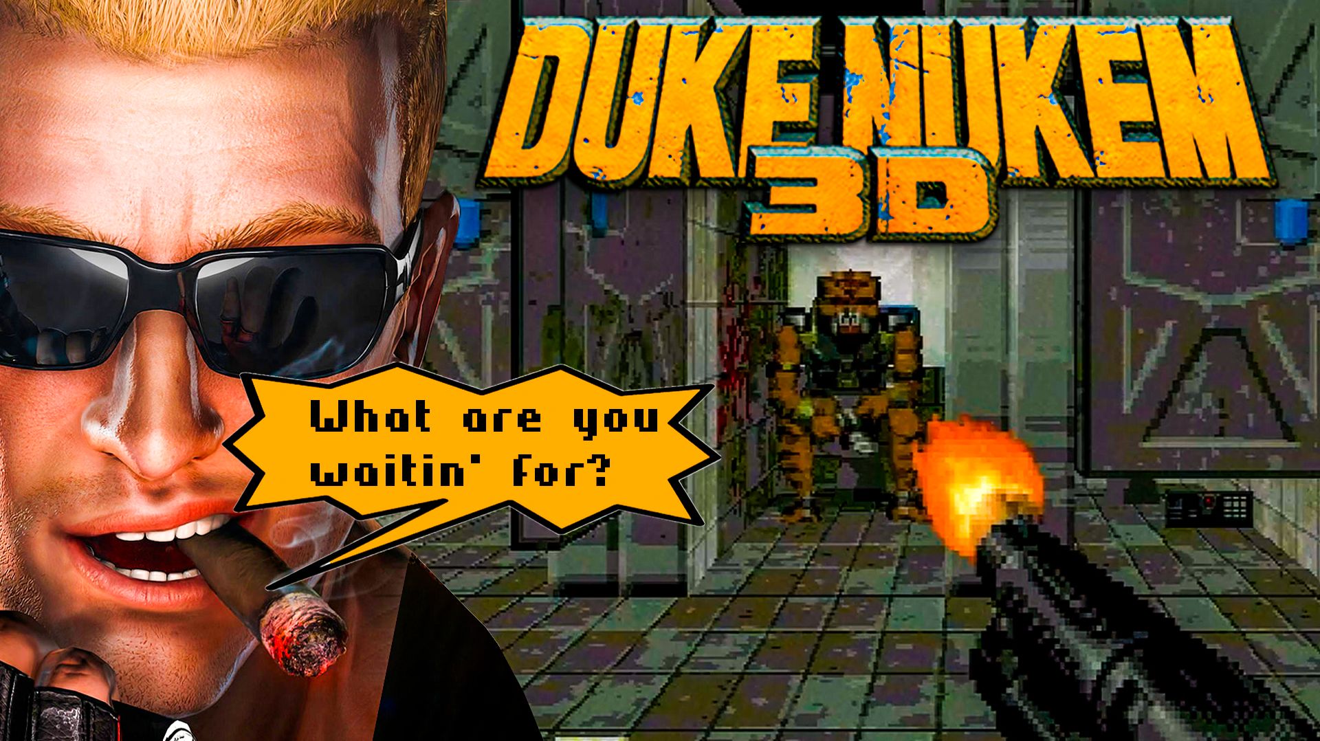 Прохождение Duke Nukem 3D DOS | Время рвать и метать