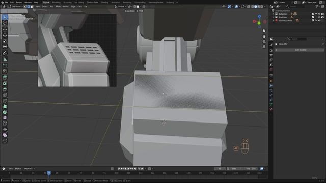 BLENDER THE SCI-FI WAR MACHINE 44. 044_Modeling The Ankle Joint And Lower Leg Armor