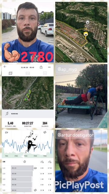 #2780 день непрерывных тренировок и занятий спортом