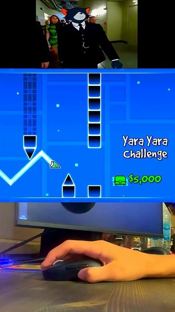 Yara Yara Vs $5k Challenge #shorts  #geometrydash #gd