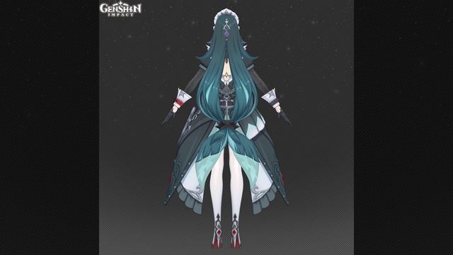 Genshin Impact 7.1 Даника: рендер модельки