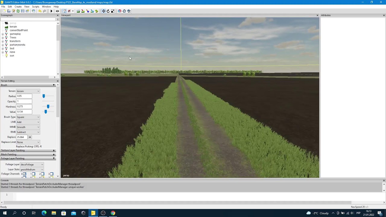 FS 22 Construction Map 4x Giants Editor