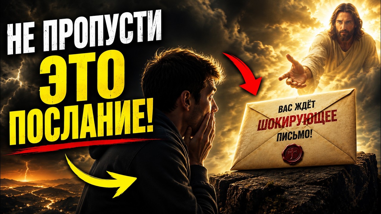 Осталось всего 3 минуты! Бог предупреждает, что вас ждет шокирующее письмо!