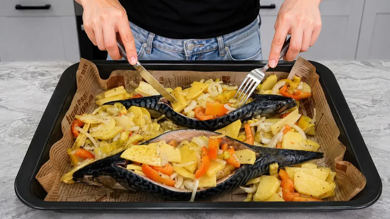 Скумбрия вкуснее лосося 🔥🐟 Бабушкин рецепт, который знают немногие