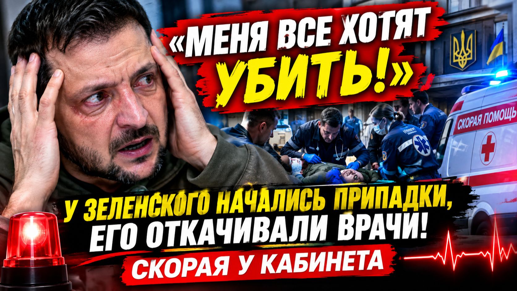 КИЕВ В УЖАСЕ! Трагические Новости о Зеленском-Последние данные
