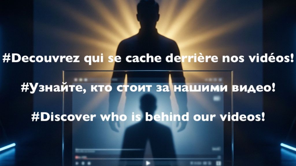 Qui Se Cache Derrière Nos Vidéos? Кто стоит за нашими видеороликами? Who Is Behind Our Videos?