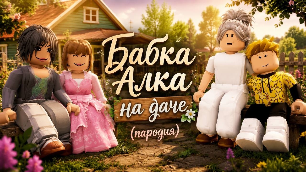 Бабка Алка: пародия в «Роблокс: Сахарки»! 😍🎮🍬