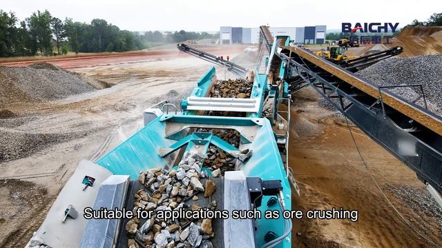 Непревзойденная производительность: гусеничный мобильный дробильно-сортировочный комплекс!