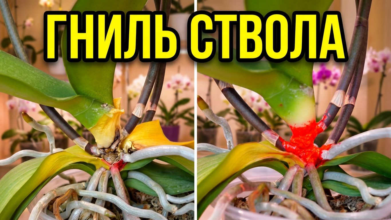 Болезни орхидей.