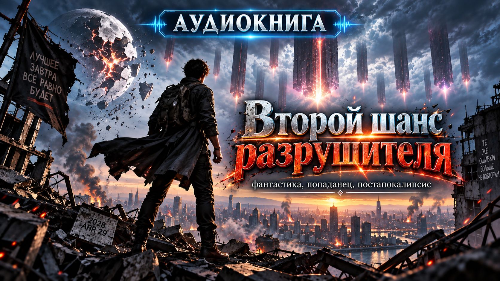 АУДИОКНИГА ВТОРОЙ ШАНС РАЗРУШИТЕЛЯ, ПОПАДАНЕЦ, ФАНТАСТИКА, ПОСТАПОКАЛИПСИС