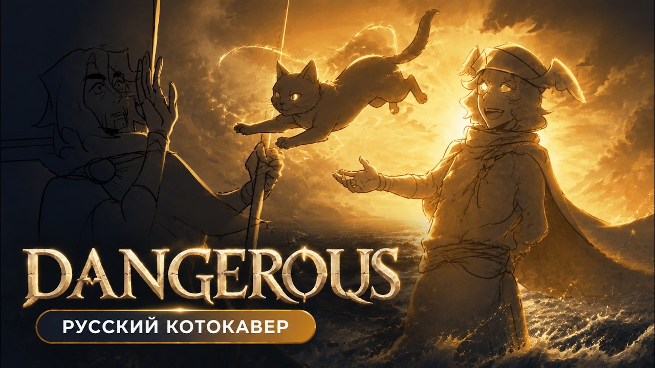 [КОТОКАВЕР] DANGEROUS из EPIC: The Musical | Кавер на русском языке от Faraway & Розовый Стакан