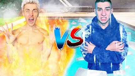 ГОРЯЧИЙ Vs ХОЛОДНЫЙ Бассейн Челлендж !