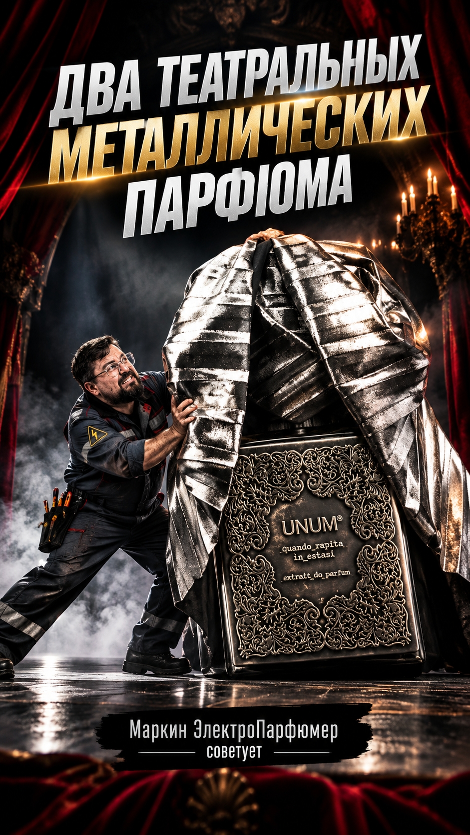 Два театральных МЕТАЛЛИЧЕСКИХ парфюма  #театр #металл #filipposorcinelli #парфюм #электропарфюмер