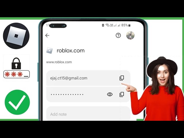 Как увидеть свой пароль Roblox, если вы его забыли