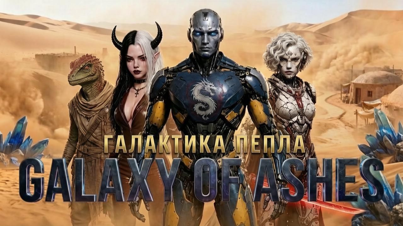 Галактика пепла 2026 1-2-3 эпизод научно-фантастического фильма созданная с помощью ИИ