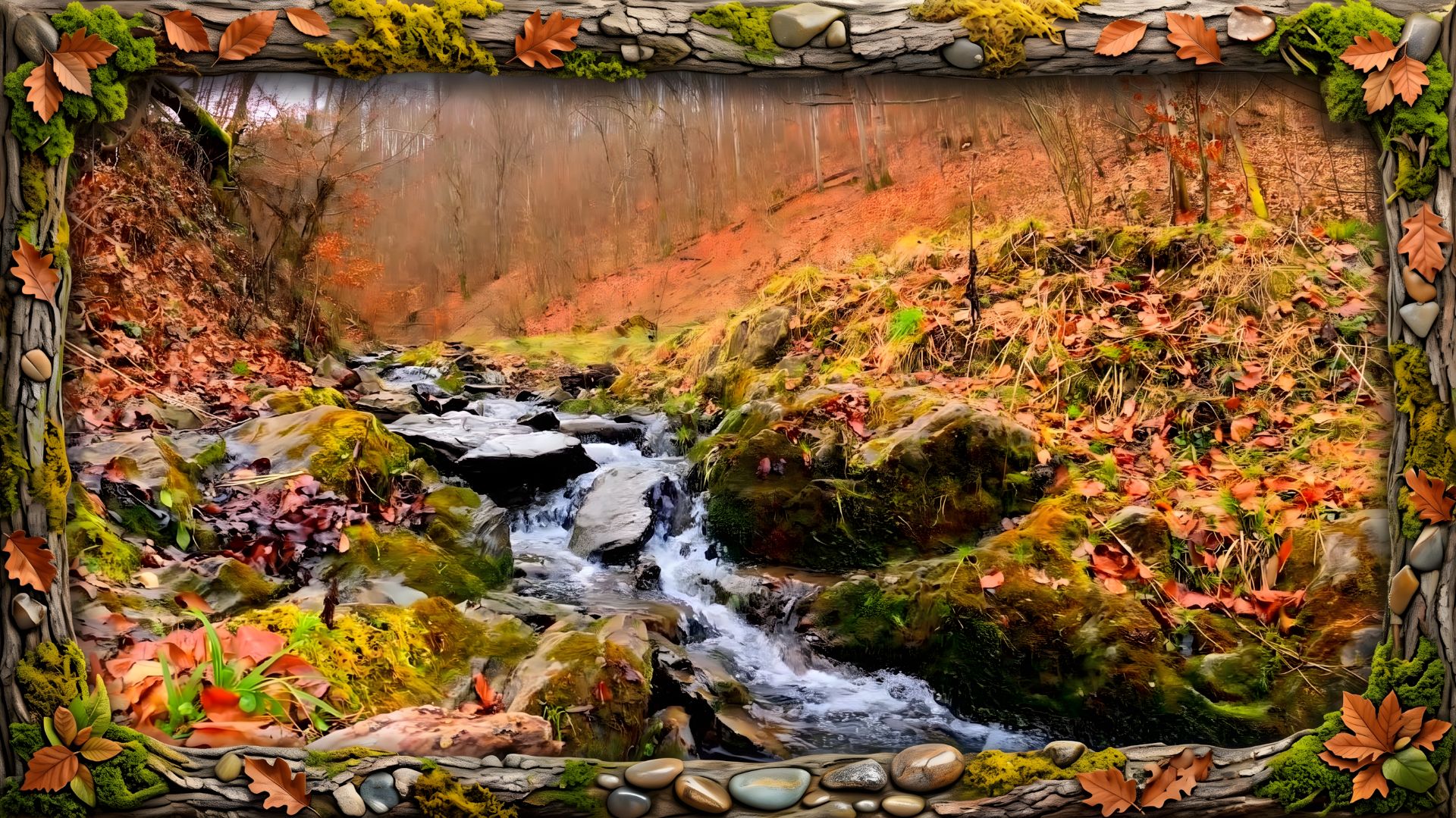 🍂 ОСЕННИЕ ЗВУКИ ПРИРОДЫ 🌲 Лес и ручей для спокойного глубокого сна