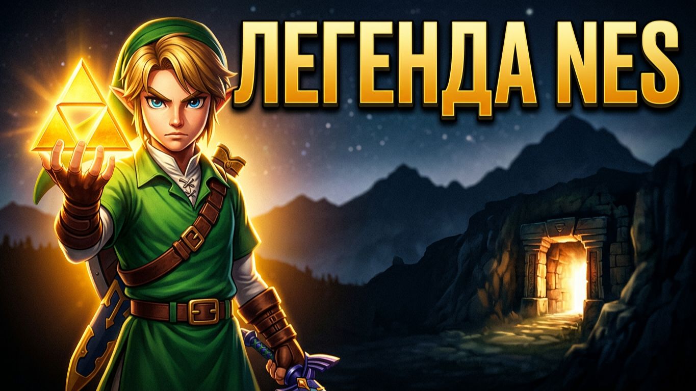 Прохождение The Legend Of Zelda  NES.