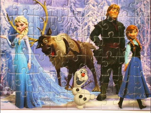 Frozen Puzzle Games Online For Kids Холодное сердце Пазлы игра онлайн для детей
