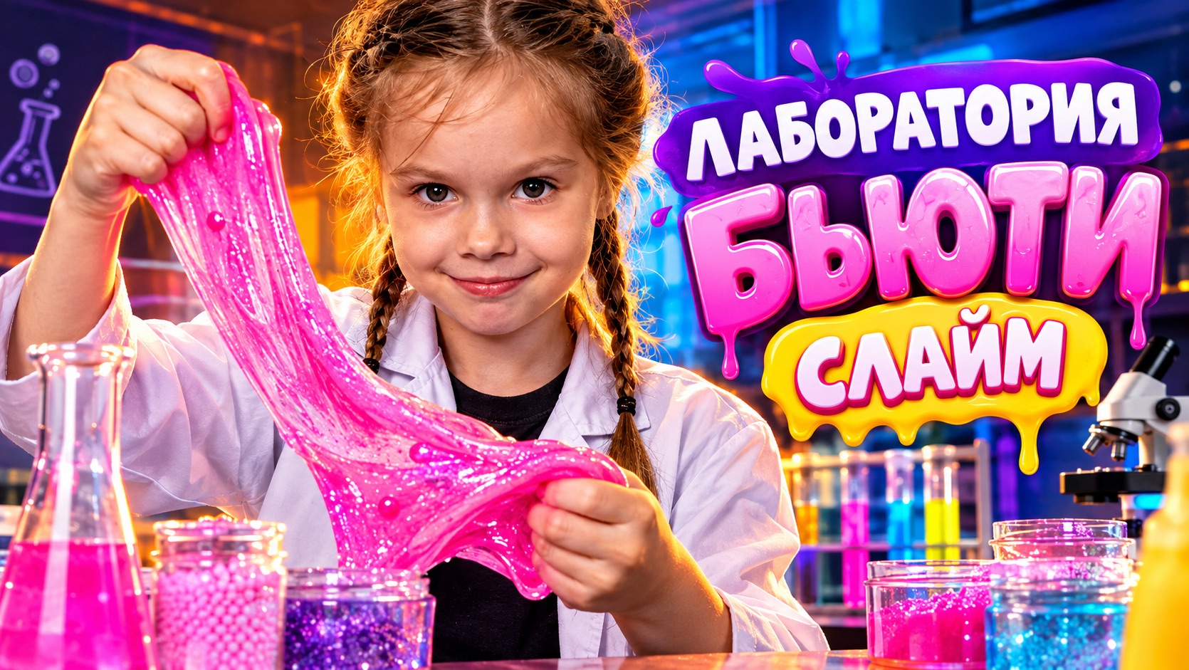 Домашняя лаборатория слаймов!