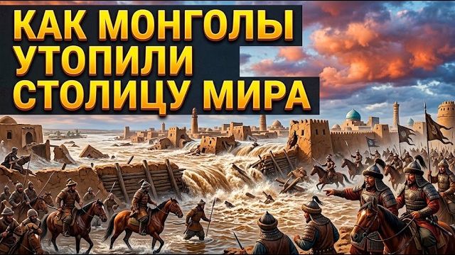 Монголы ВЗОРВАЛИ Плотину И СТЕРЛИ Город С ЛИЦА ЗЕМЛИ?! Ургенч 1221: ШОК
