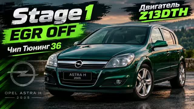 Opel Astra H 1.3 CDTI  Z13DTH 2005год. Прошивка Stage1 EGR_OFF