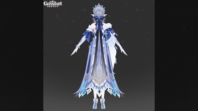 Genshin Impact 7.1 Царица: рендер модельки